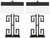 Safavieh Greek Key Table Lamp - Black/White | Table Lamps |  Modishstore 