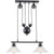 EdgeMod Technica 2-Light Pulley Island Pendant