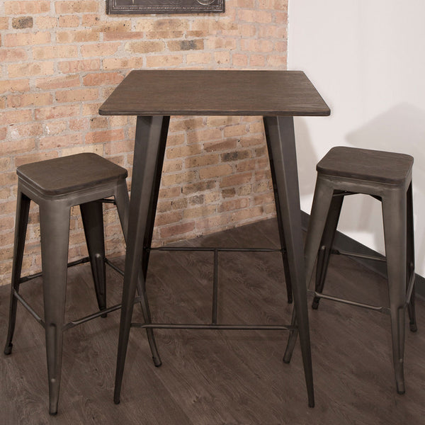 LumiSource Oregon Bar Stool - Set of 2 | Modishstore | Bar Stools
