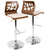 LumiSource Folia Bar Stool | Bar Stools | BS-JY-FL WAL+BK | Modishstore - 18
