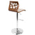 LumiSource Folia Bar Stool | Bar Stools | BS-JY-FL WAL+BK | Modishstore - 21