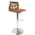 LumiSource Folia Bar Stool | Bar Stools | BS-JY-FL WAL+BK | Modishstore - 4