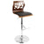 LumiSource Folia Bar Stool | Bar Stools | BS-JY-FL WAL+BK | Modishstore - 9