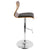 LumiSource Folia Bar Stool | Bar Stools | BS-JY-FL WAL+BK | Modishstore - 10