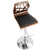 LumiSource Folia Bar Stool | Bar Stools | BS-JY-FL WAL+BK | Modishstore - 14