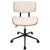 LumiSource Lombardi Height Adjustable Office Chair with Swivel | Office Chairs | OC-JY-LMB WL+BK | Modishstore - 6