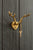 Vagabond Vintage Cast Iron Gold Leaf Antler Hook - Set of 2 | Modishstore | Hooks & Racks