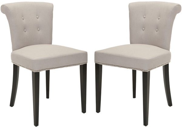 Safavieh Arion Ring Chair W/ Nickel Nail Heads - Set Of 2 | Dining Chairs | Modishstore - 2
