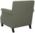 Safavieh Easton Club Chair - Brass Nail Heads | Accent Chairs |  Modishstore  - 4