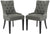 Safavieh Abby Tufted Side Chairs Silver Nail Heads - Set Of 2 | Dining Chairs | Modishstore - 5