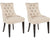 Safavieh Abby Tufted Side Chairs Silver Nail Heads - Set Of 2 | Dining Chairs | Modishstore - 6