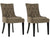 Safavieh Abby Tufted Side Chairs Silver Nail Heads - Set Of 2 | Dining Chairs | Modishstore - 8