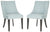 Safavieh Afton Side Chair Silver Nail Heads - Set Of 2 | Dining Chairs | Modishstore - 2