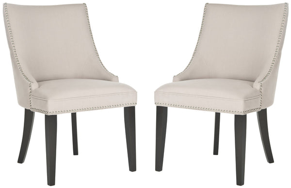 Safavieh Afton Side Chair Silver Nail Heads - Set Of 2 | Dining Chairs | Modishstore - 3