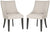 Safavieh Afton Side Chair Silver Nail Heads - Set Of 2 | Dining Chairs | Modishstore - 3