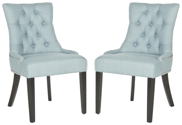 Safavieh Harlow Tufted Ring Chair Silver Nail Heads - Set Of 2 | Dining Chairs | Modishstore - 5