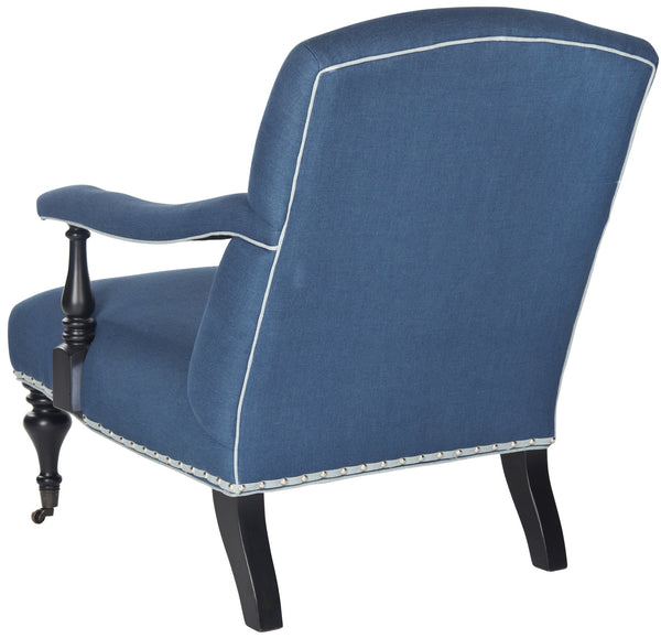 Safavieh Devona Arm Chair - Silver Nail Heads | Armchairs |  Modishstore  - 8