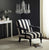 Safavieh Devona Awning Stripe Arm Chair - Silver Nail Heads | Armchairs |  Modishstore 