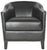 Safavieh Evander Club Chair - Brass Nail Heads | Accent Chairs |  Modishstore  - 2