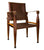 Bridle Leather Campaign Chair by Authentic Models | Armchairs | Modishstore-2