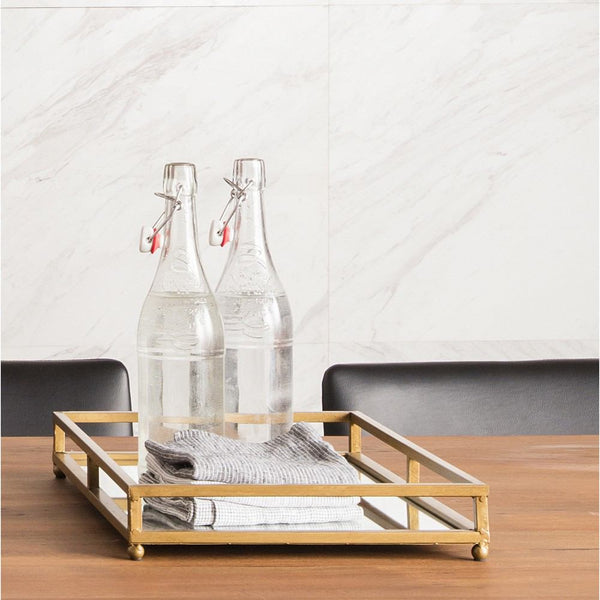 Moe's Home Collection Grid Tray Rectangle - Set Of 2 | Modishstore | Trays