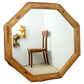 Haussmann Mirror Ne Teak Octagon 34"Dia - Walnut | Mirrors | Modishstore-4