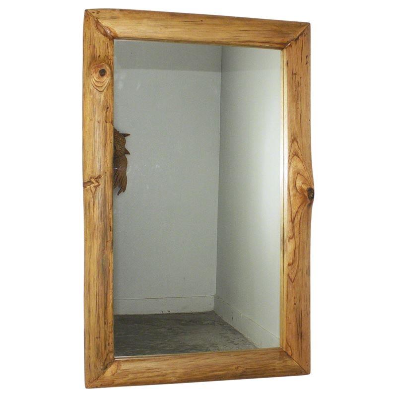 Haussmann Mirror Teak Rectangle 22" - Oak | Mirrors | Modishstore-3