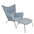Mod Made Classic Lounge Chair & Ottoman | Modishstore | Lounge Chairs
