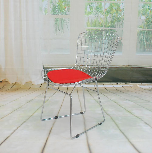 Mod Made Chrome Wire Chair | Modishstore | Accent Chairs