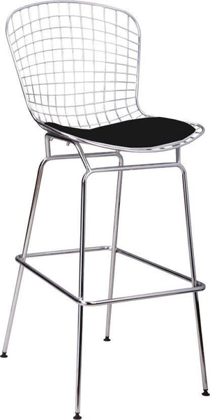 Mod Made Chrome Wire Barstool | Modishstore | Bar Stools