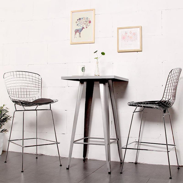 Mod Made Chrome Wire Counter Stool | Modishstore | Counter Stools