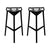 Mod Made Geometric Aluminum Barstool 2-Pack | Modishstore | Bar Stools