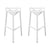 Mod Made Geometric Aluminum Barstool 2-Pack