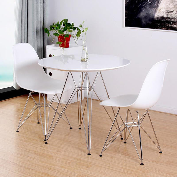 Mod Made Paris Tower Round Table | Modishstore | Dining Tables