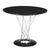 Mod Made Twist Table-Wood Top-Chrome Base | Modishstore | Side Tables