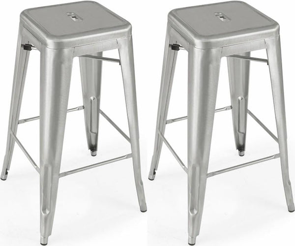 Mod Made Industrial Bar Stool 2-Pack | Modishstore | Bar Stools