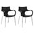 Mod Made Phin Chair 2-Pack | Modishstore | Armchairs