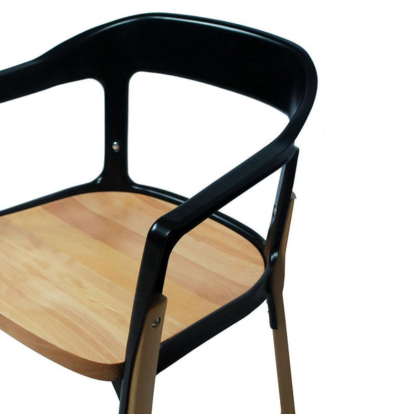 Mod Made Jasper Steel Wood Chair