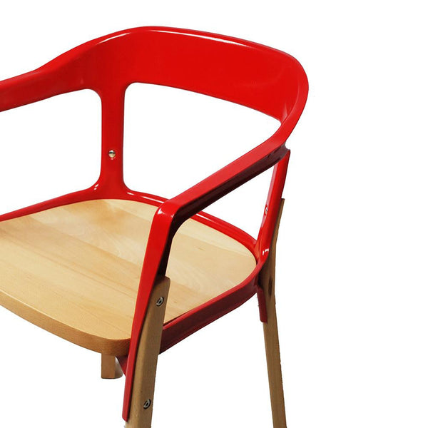 Mod Made Jasper Steel Wood Chair