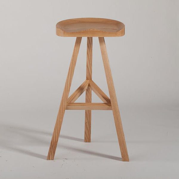 Mod Made Hemi Wood Barstool | Modishstore | Bar Stools