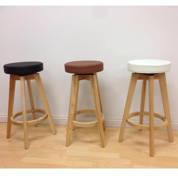 Mod Made Rex Wood Counter Stool | Modishstore | Counter Stools