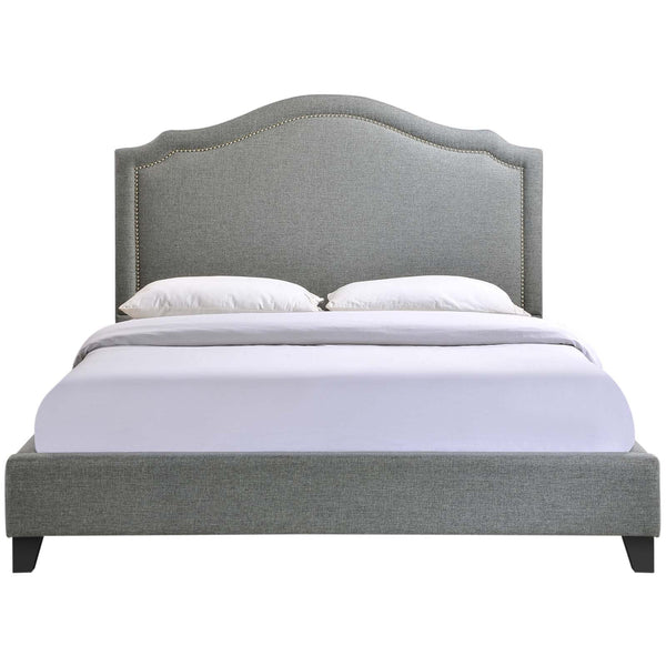 Modway Charlotte Queen Bed - Gray | Beds | Modishstore-3