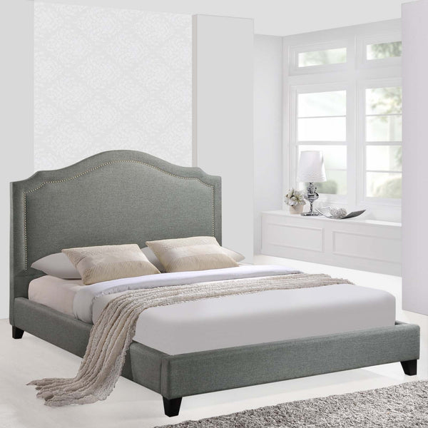 Modway Charlotte Queen Bed - Gray | Beds | Modishstore