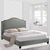 Modway Charlotte Queen Bed - Gray | Beds | Modishstore
