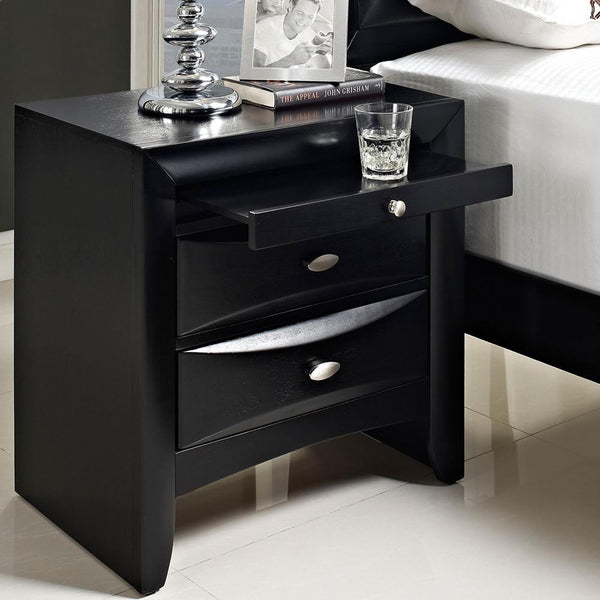 Modway Olivia 2 Piece Queen Bedroom Set - Black | Bedroom Sets | Modishstore-6