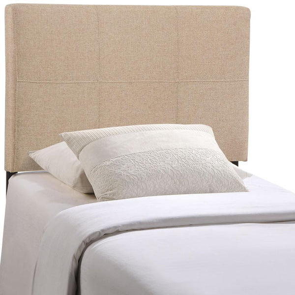 Modway Oliver Twin Upholstered Fabric Headboard - Beige | Headboards | Modishstore-4