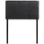 Modway Oliver Twin Upholstered Vinyl Headboard - Black | Headboards | Modishstore-3