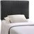 Modway Oliver Twin Upholstered Vinyl Headboard - Black | Headboards | Modishstore