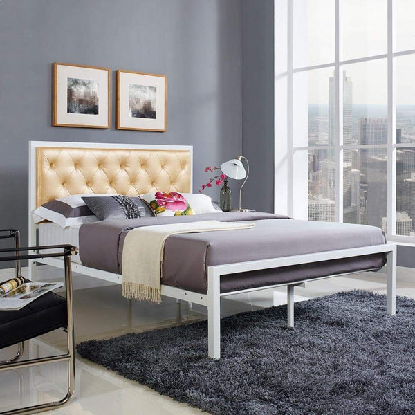 Modway Mia Full Vinyl Bed Frame | Beds | Modishstore