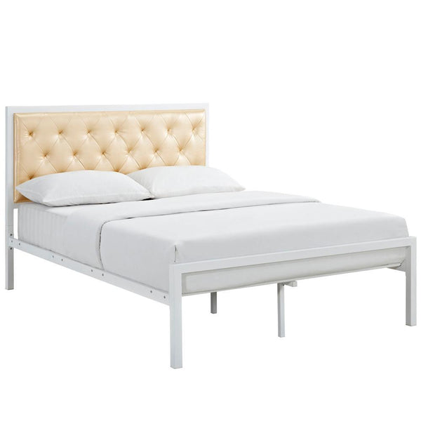 Modway Mia Full Vinyl Bed Frame | Beds | Modishstore-3